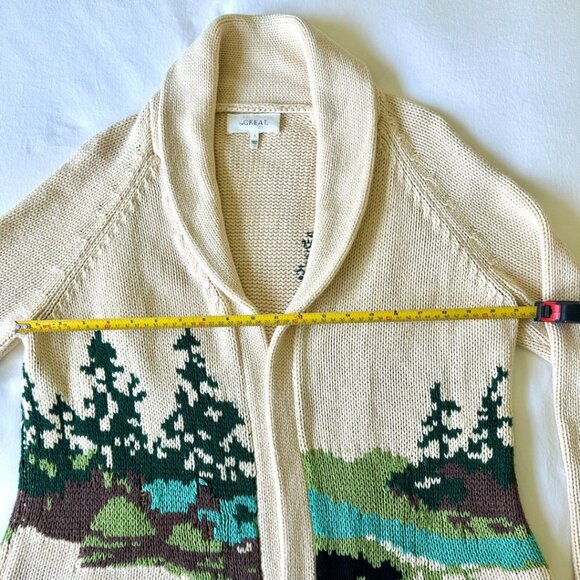 THE GREAT. Camp Lodge Cardigan - Size 1 (S) - Picture 8 of 16